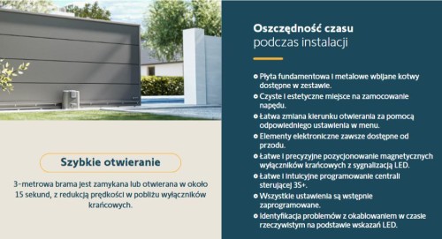 Zestaw Somfy Elixo 3S+ M IO Standard Pack do 600kg bram przesuwnych-1953096