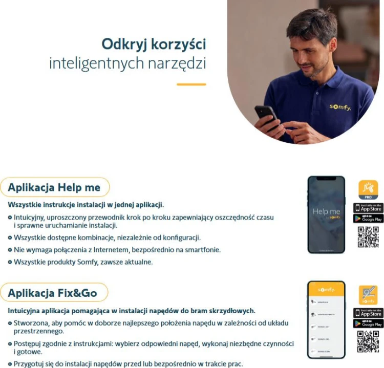Zestaw Somfy Elixo 3S+ IO Standard Pack do 600kg bram przesuwnych-1949504