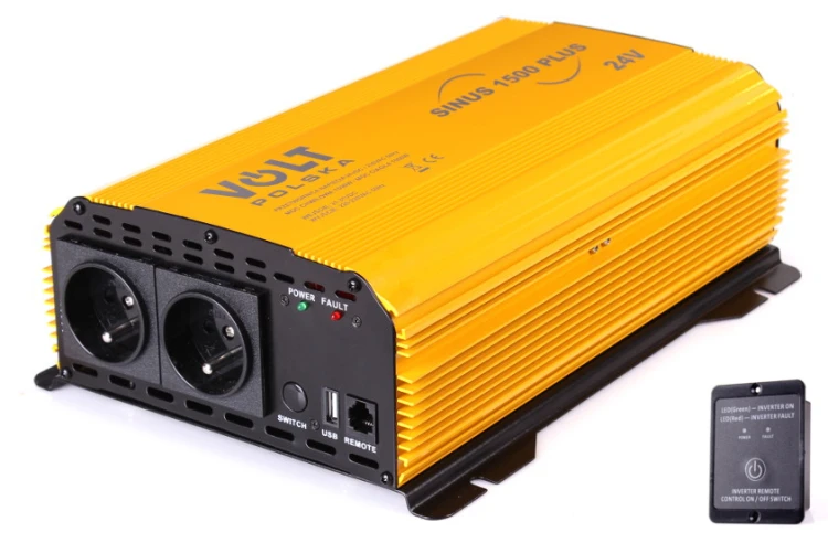PRZETWORNICA VOLT POLSKA SINUS PLUS 1500 24V / 230V 1000/1500W-1827818