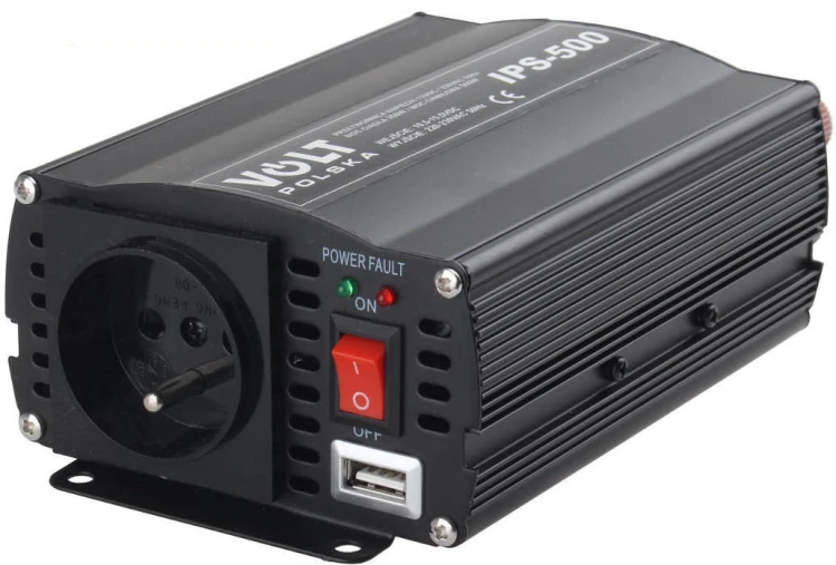 PRZETWORNICA VOLT POLSKA IPS-500 12V / 230V 350/500 W-1607582