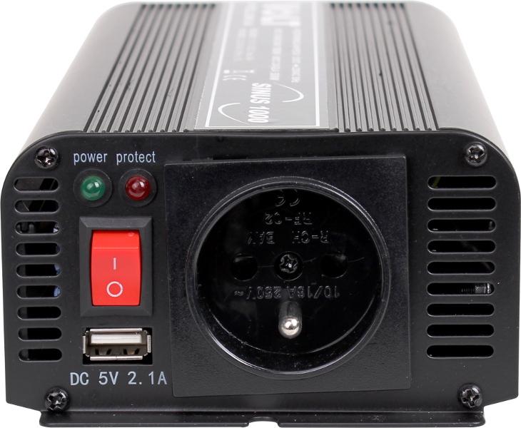 Przetwornica Volt Polska Sinus 500/1000W 24V / 230V-1830737