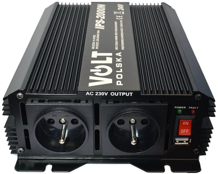Przetwornica Volt Polska IPS-2000N 24V / 230V 1000/2000W-1798152