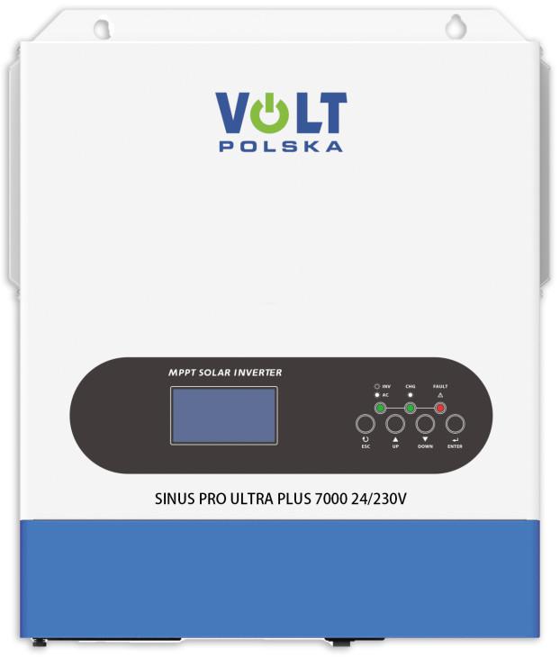 Przetwornica Inwerter solarny Volt Polska SinusPro ULTRA PLUS 7000 24/230V (3500/7000W) Wi-Fi + 100A-1879214