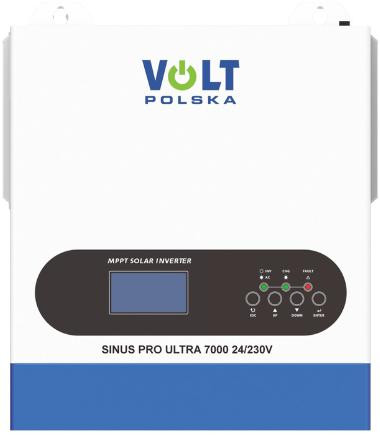 Przetwornica nwerter solarny Volt Polska SinusPro ULTRA 7000 24/230V (3500/7000W) MPPT 100A (3-1968959