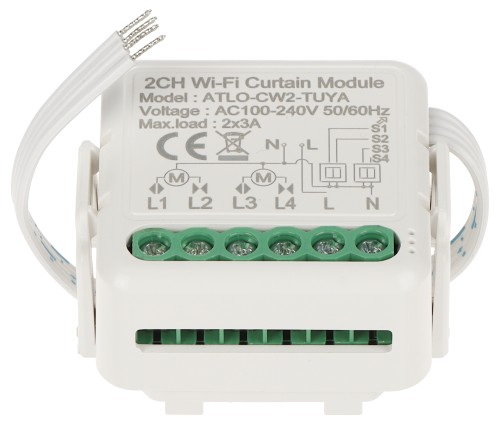 PODWÓJNY INTELIGENTNY STEROWNIK ROLET ATLO-CW2-TUYA Wi-Fi, Tuya Smart-1568555