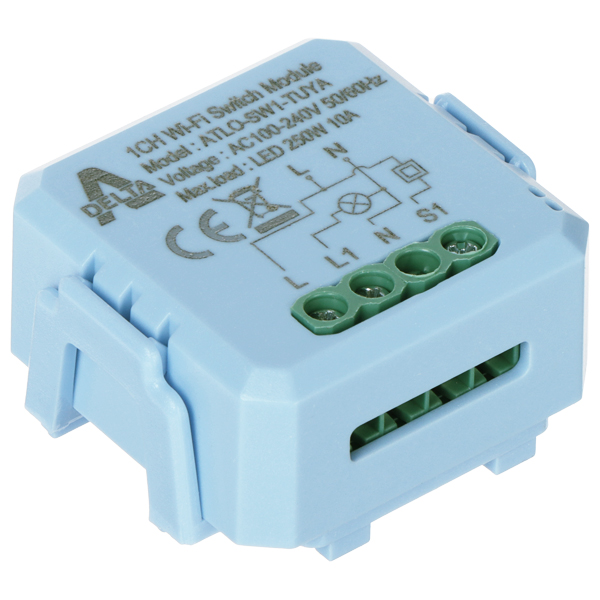 INTELIGENTNY STEROWNIK OŚWIETLENIA LED ATLO-SW1-TUYA Wi-Fi, Tuya Smart-1769239