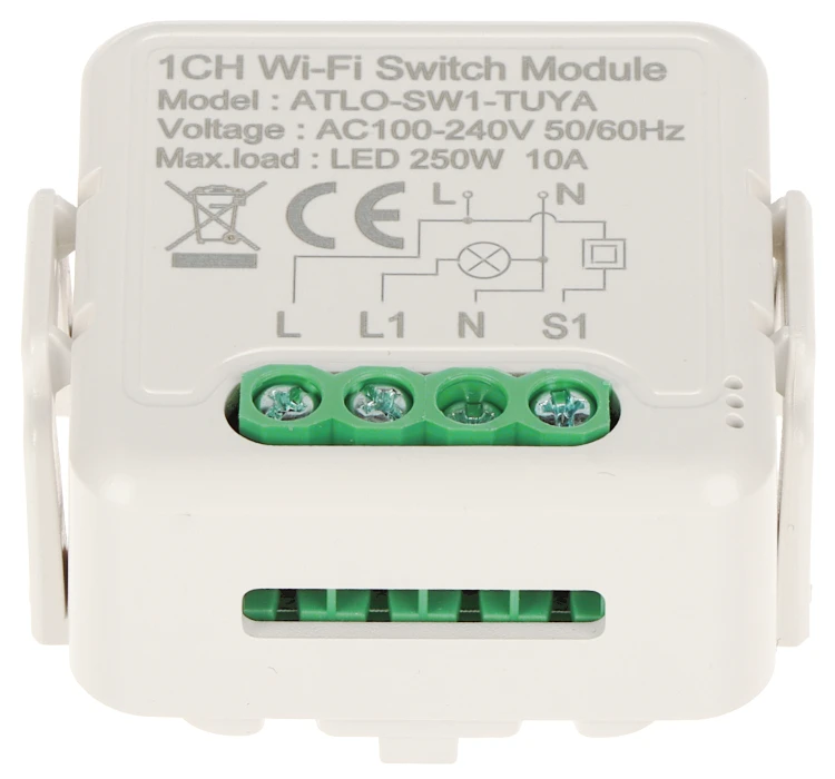 INTELIGENTNY STEROWNIK OŚWIETLENIA LED ATLO-SW1-TUYA Wi-Fi, Tuya Smart-1568559