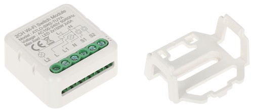 PODWÓJNY INTELIGENTNY STEROWNIK OŚWIETLENIA LED ATLO-SW2-TUYA Wi-Fi, Tuya Smart-1568784