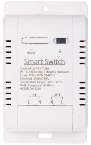 INTELIGENTNY PRZEŁĄCZNIK Z POMIAREM TEMPERATURY ATLO-TS1-TUYA Wi-Fi, Tuya Smart-1820467