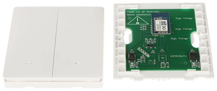PODWÓJNY INTELIGENTNY PRZEŁĄCZNIK ŚWIATŁA ATLO-WB2-TUYA Wi-Fi, Tuya Smart-1568657