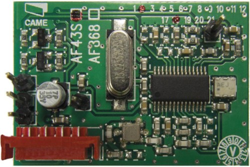 CAME AF43S - karta częstotliwości 433.92 MHz (TOP, ATOMO)-1899641