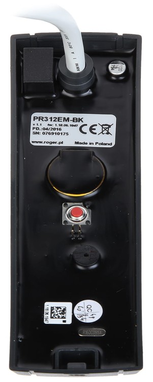 KONTROLER DOSTĘPU PR312EM-BK-G ROGER-893833