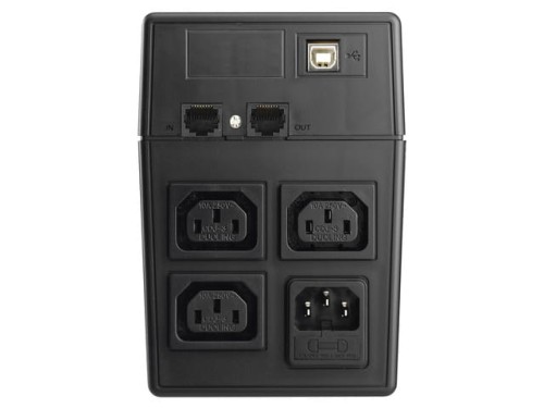 UPS POWERWALKER LINE-INTERACTIVE 600VA 3X IEC 230V, PURE SINE WAVE, RJ11/45 IN/OUT, USB, LCD-1151313