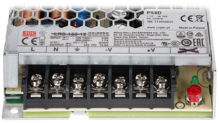 ZASILACZ IMPULSOWY PS8D ROGER-912947