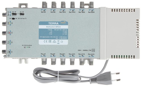 MULTISWITCH MR-524 5 WEJŚĆ/24 WYJŚCIA TERRA-919904