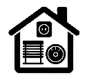 Ikona Smart Home – gniazdka, rolety, termostaty