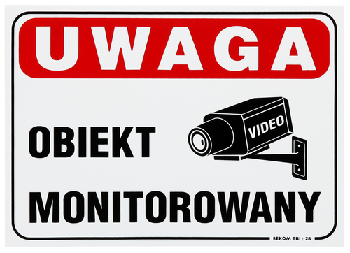 Tablica informacyjna - obiekt monitorowany