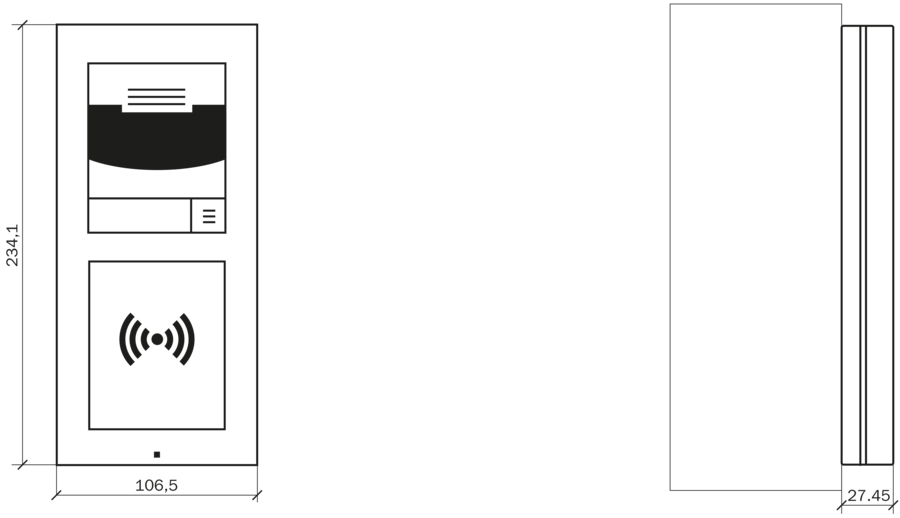 9155022 - Płyta czołowa do montażu natynkowego dla 2 modułów - wymiary.png