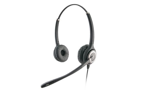 Axtel Elite HDvoice Duo NC – słuchawki Duo – widok pod kątem
