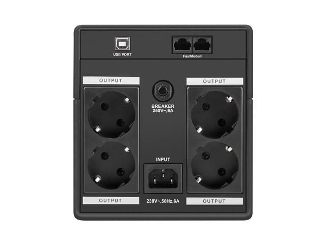UPS ARMAC HOME LINE-INTERACTIVE 1500F LED 4X SCHUKO-1019094