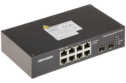SWITCH PoE DS-3T0510HP-E/HS 8-PORTOWY + 2 x SFP Hikvision-1188163