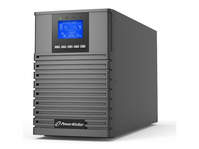 UPS POWERWALKER ON-LINE 1/1 FAZY 1000VA ICT IOT PF1 USB/RS-232, 4X IEC C13, C14 EPO, WOLNOSTOJĄCY-1193925