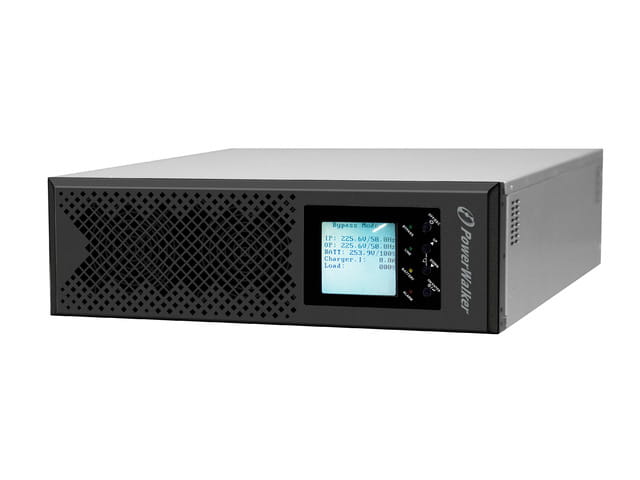 UPS RACK 19” POWERWALKER ON-LINE 3/1 FAZY 10 KVA CPH TERMINAL IN/OUT, USB/RS-232, EPO, LCD-1151787