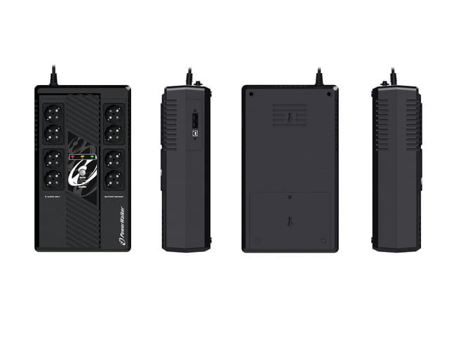 UPS POWERWALKER LINE-INTERACTIVE 1000VA MS 8X 230V PL, RJ45 IN/OUT, USB HID, ŁADOWARKA-1161370