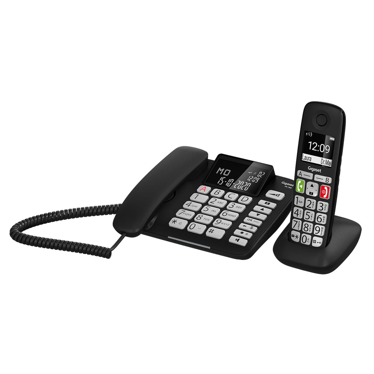 DL780 plus Telefon stacjonarny ze słuchawką bezprzewodową widok z góry.jpg