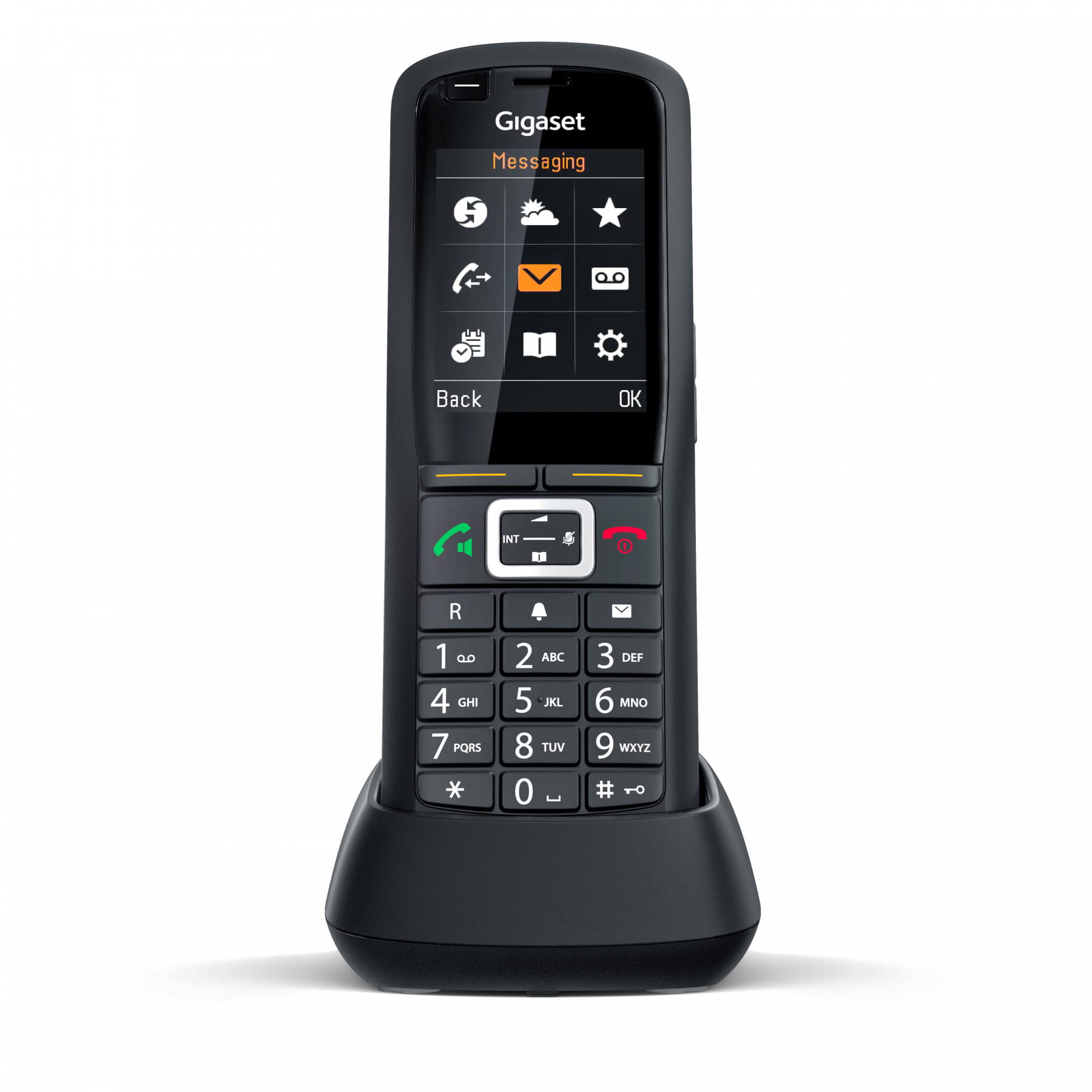 r700h pro Słuchawka DECT widok z przodu.jpg