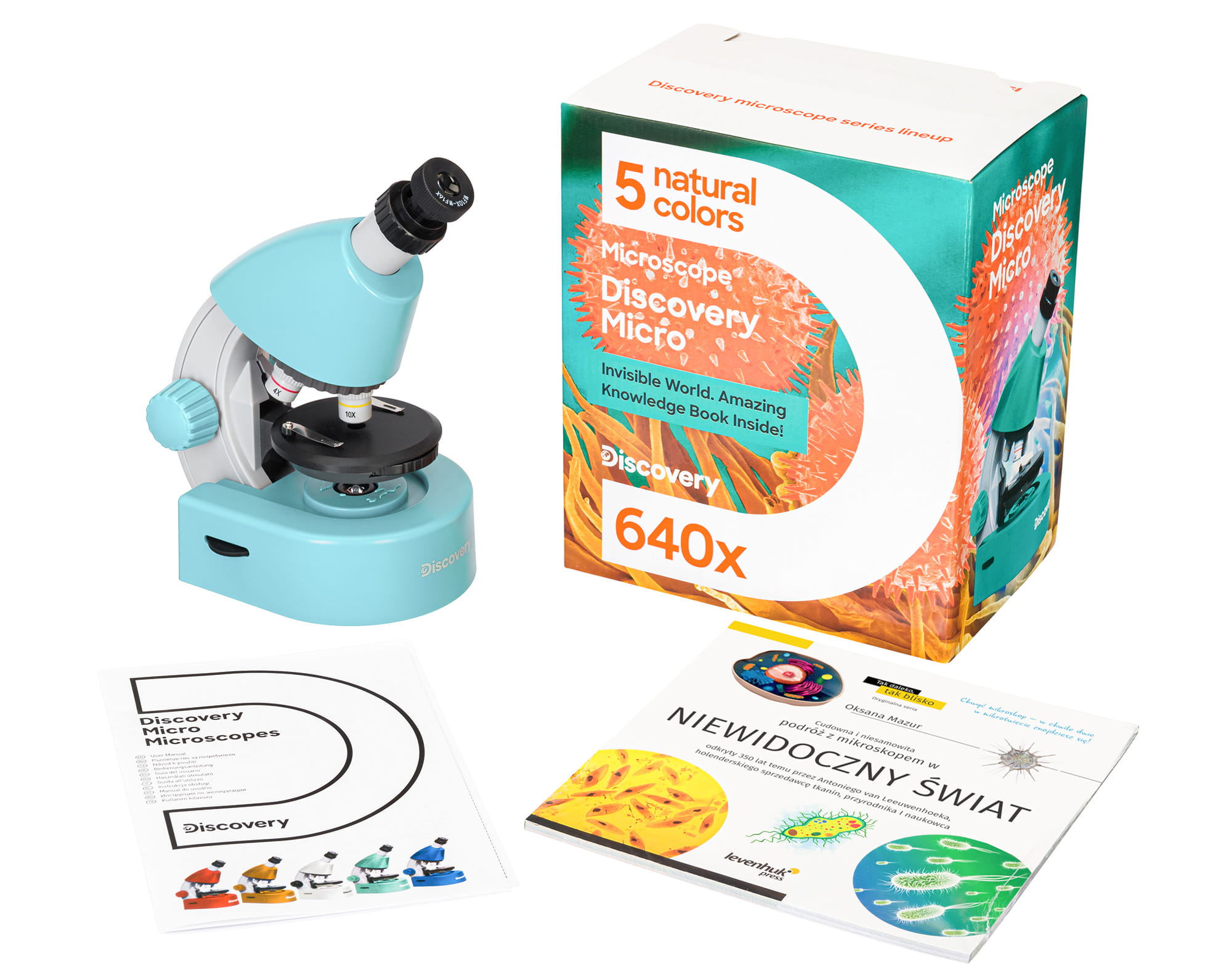 (PL) Mikroskop Discovery Micro Marine z książką-1431364