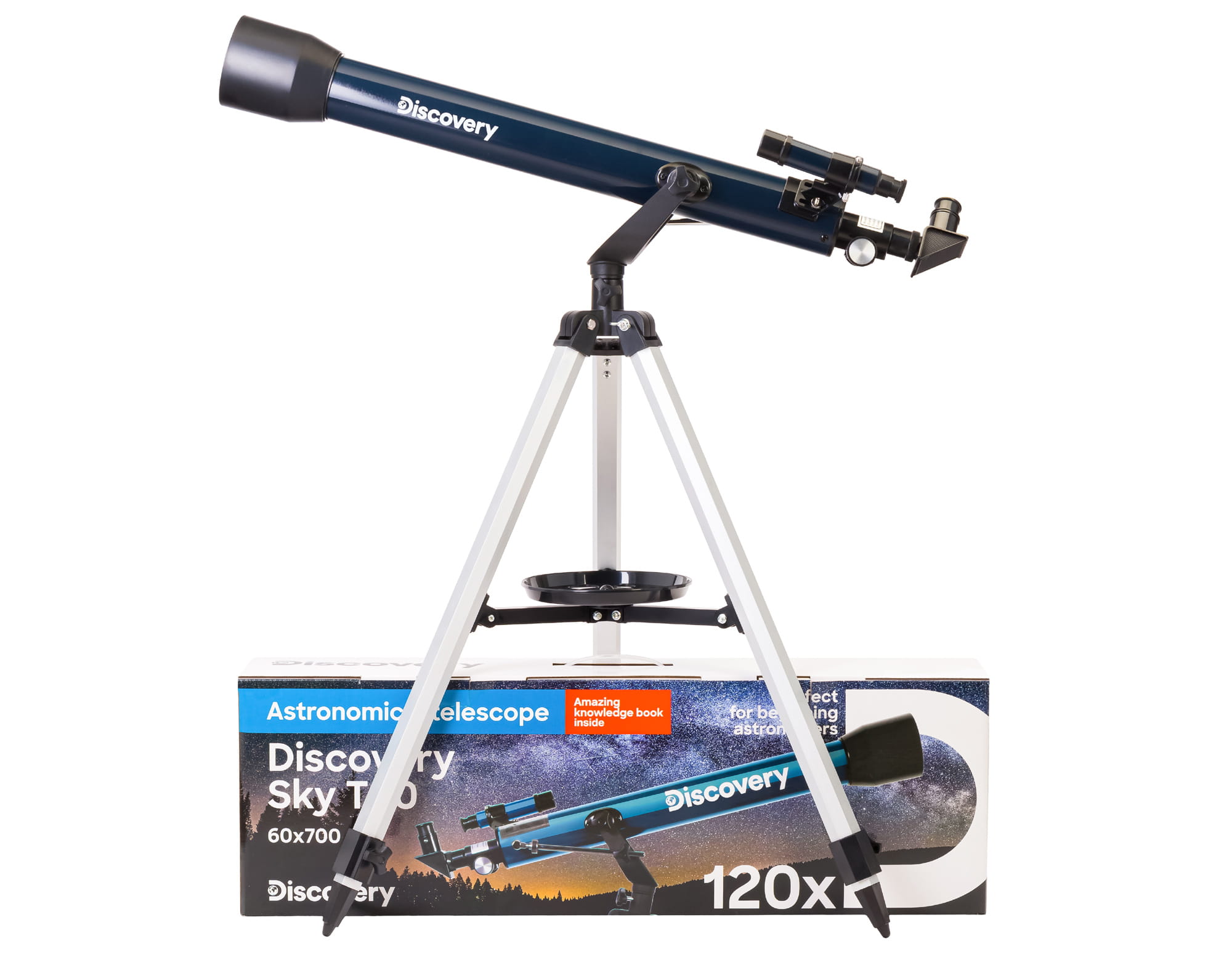 (PL) Teleskop Discovery Sky T60 z książką-1432843
