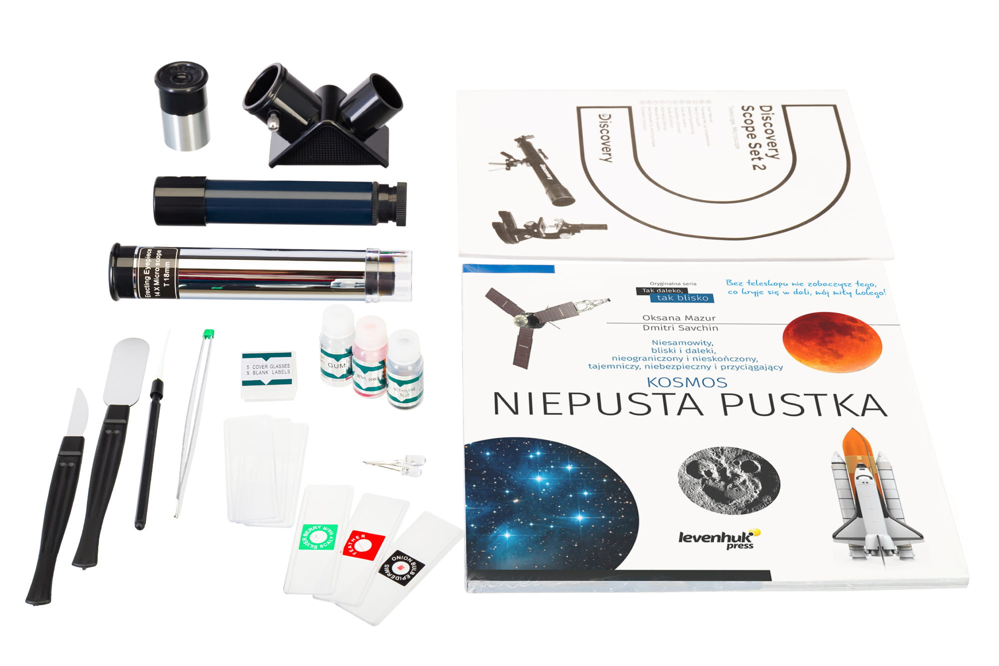 (PL) Zestaw Discovery Scope 2 z książką-1429864