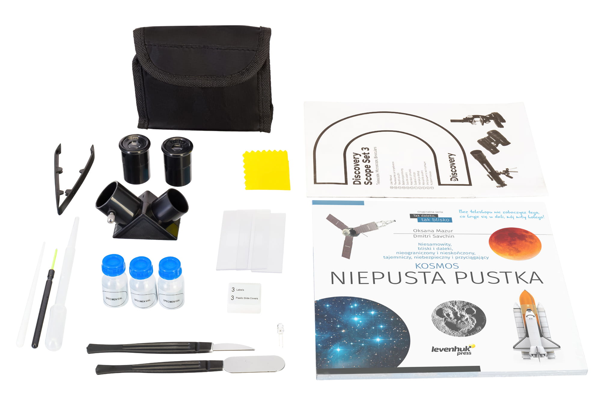 (PL) Zestaw Discovery Scope 3 z książką-1429881