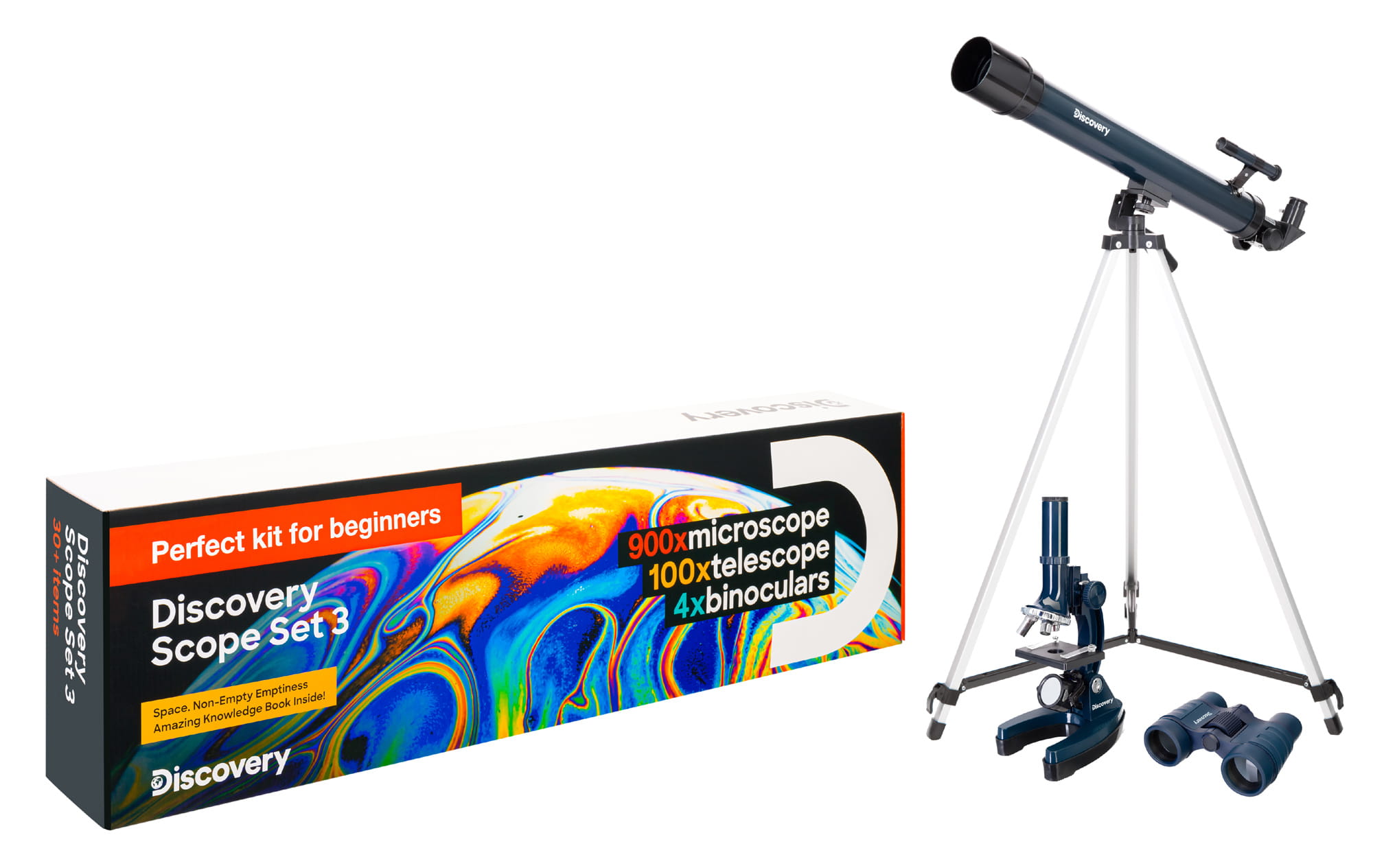 (PL) Zestaw Discovery Scope 3 z książką-1429880