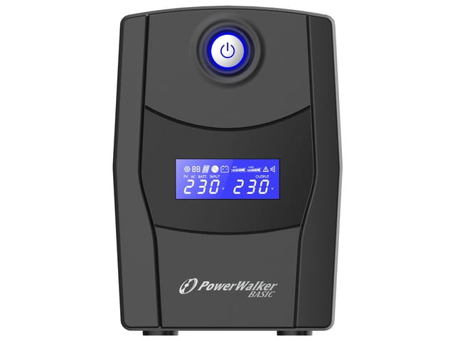UPS POWERWALKER VI 600 STL FR LINE-INTERACTIVE 600VA 2X 230V PL USB-B-1151323