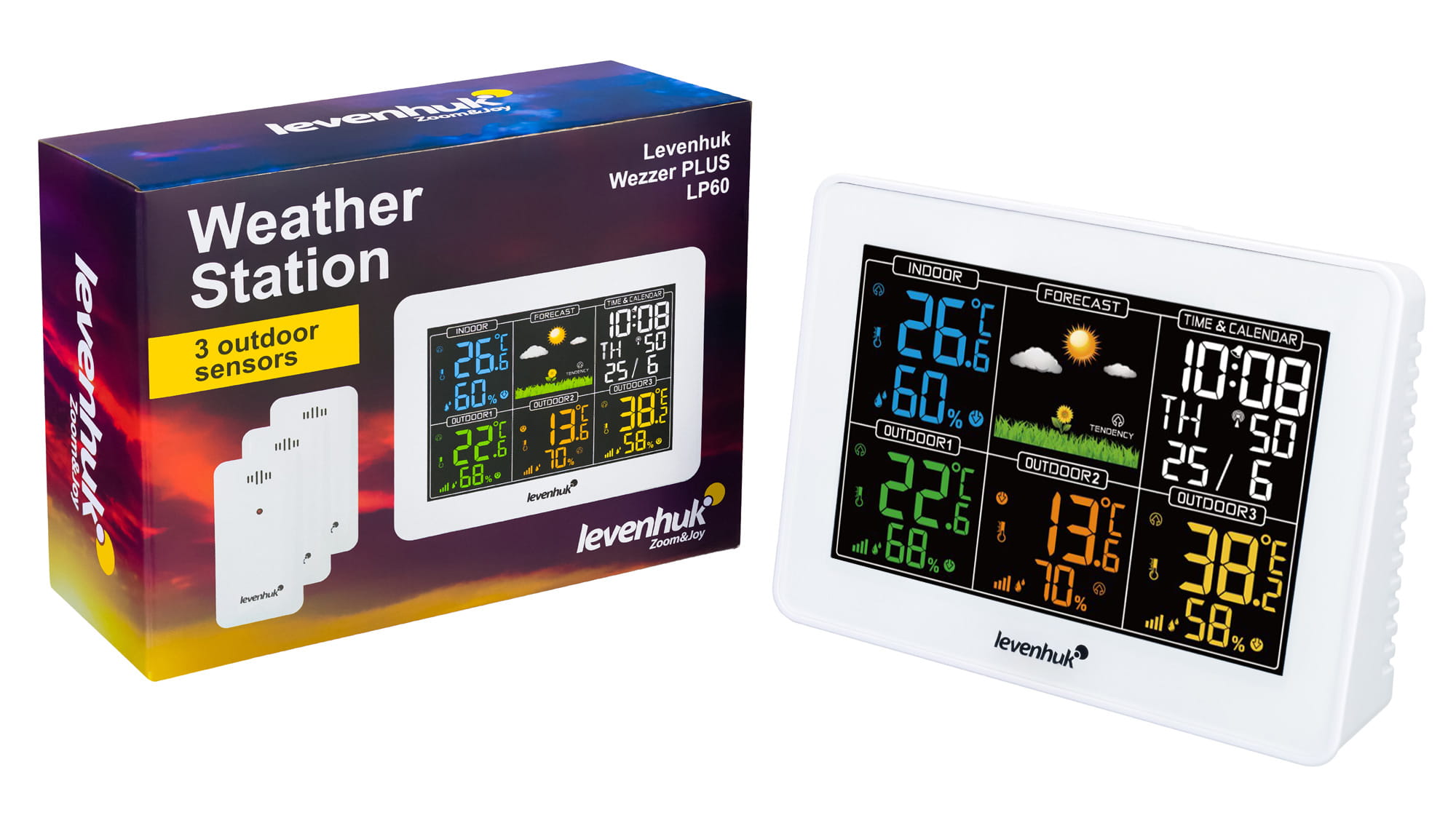 Stacja meteorologiczna Levenhuk Wezzer PLUS LP60-1451002