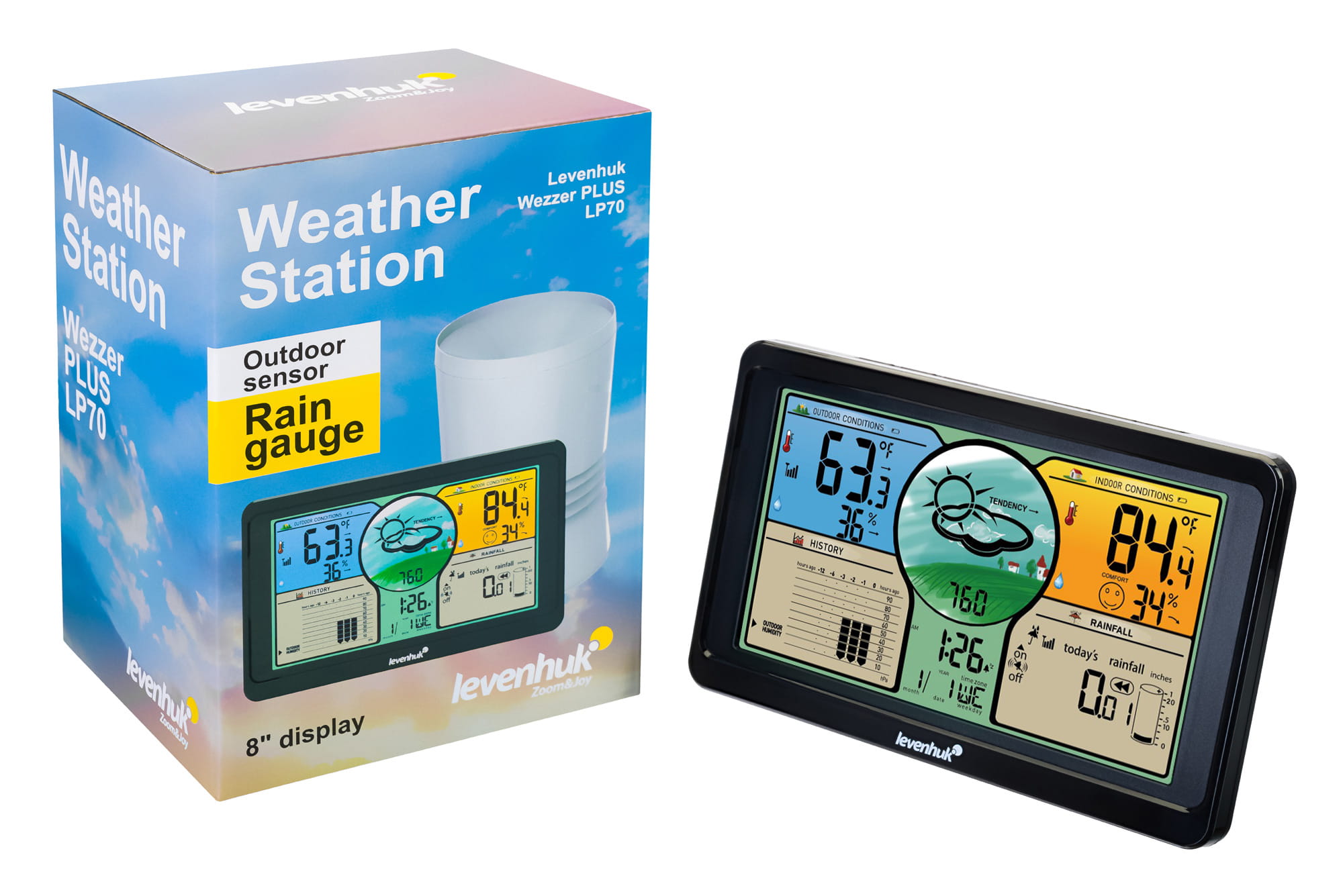 Stacja meteorologiczna Levenhuk Wezzer PLUS LP70-1452747