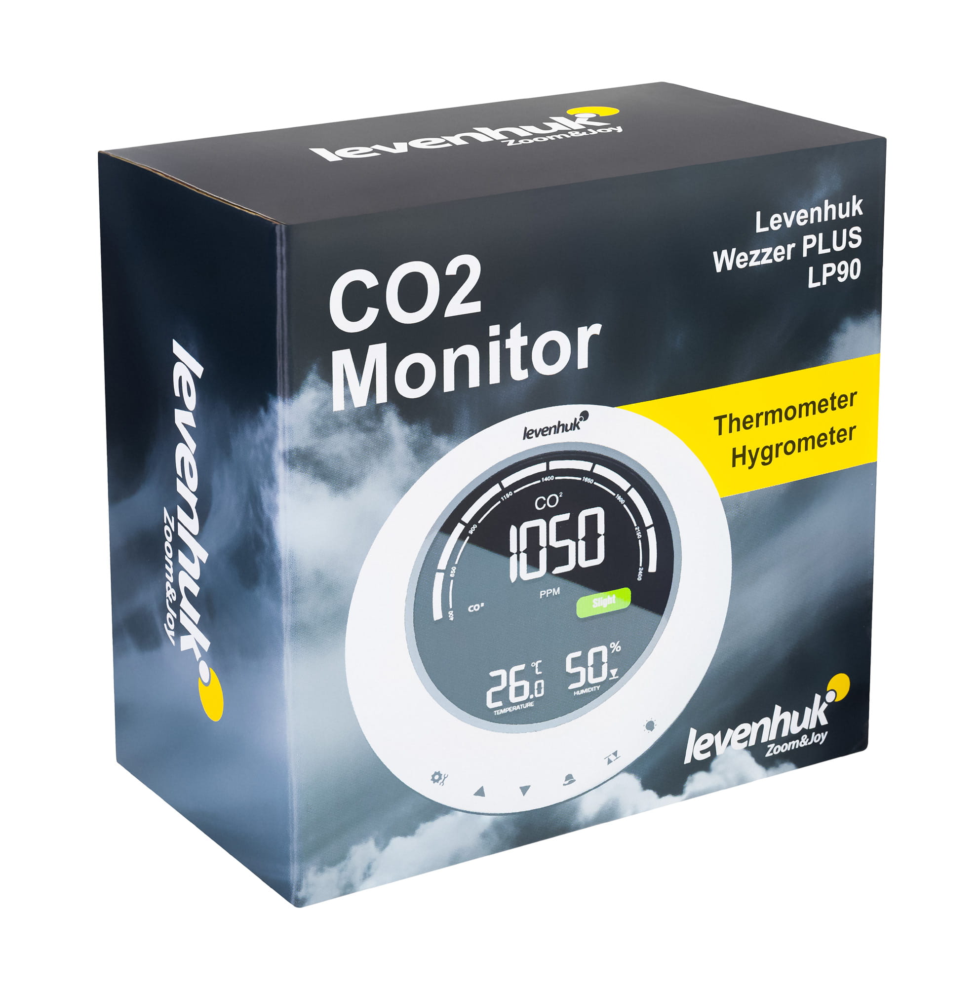 Miernik stężenia CO2 Levenhuk Wezzer PLUS LP90-1452666