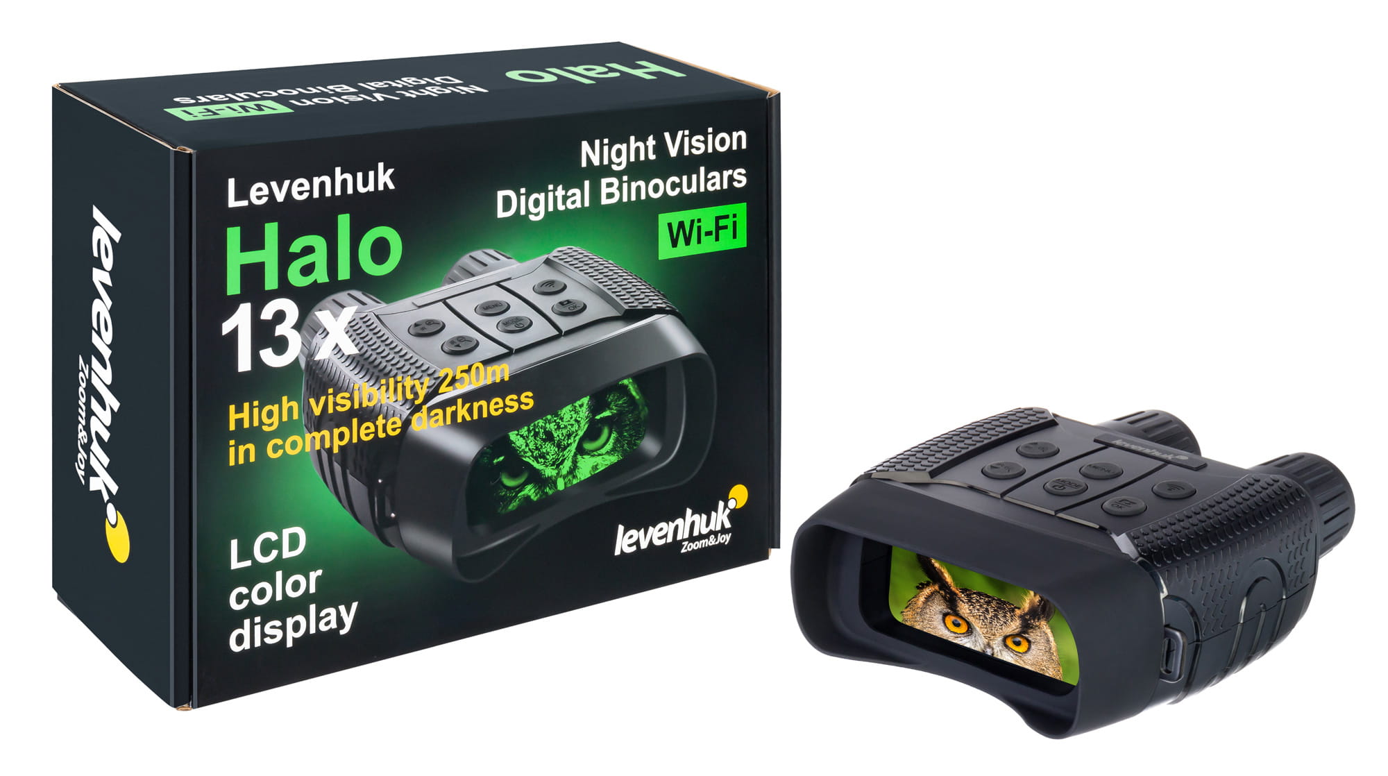Cyfrowa lornetka noktowizyjna Levenhuk Halo 13X Wi-Fi-1451540