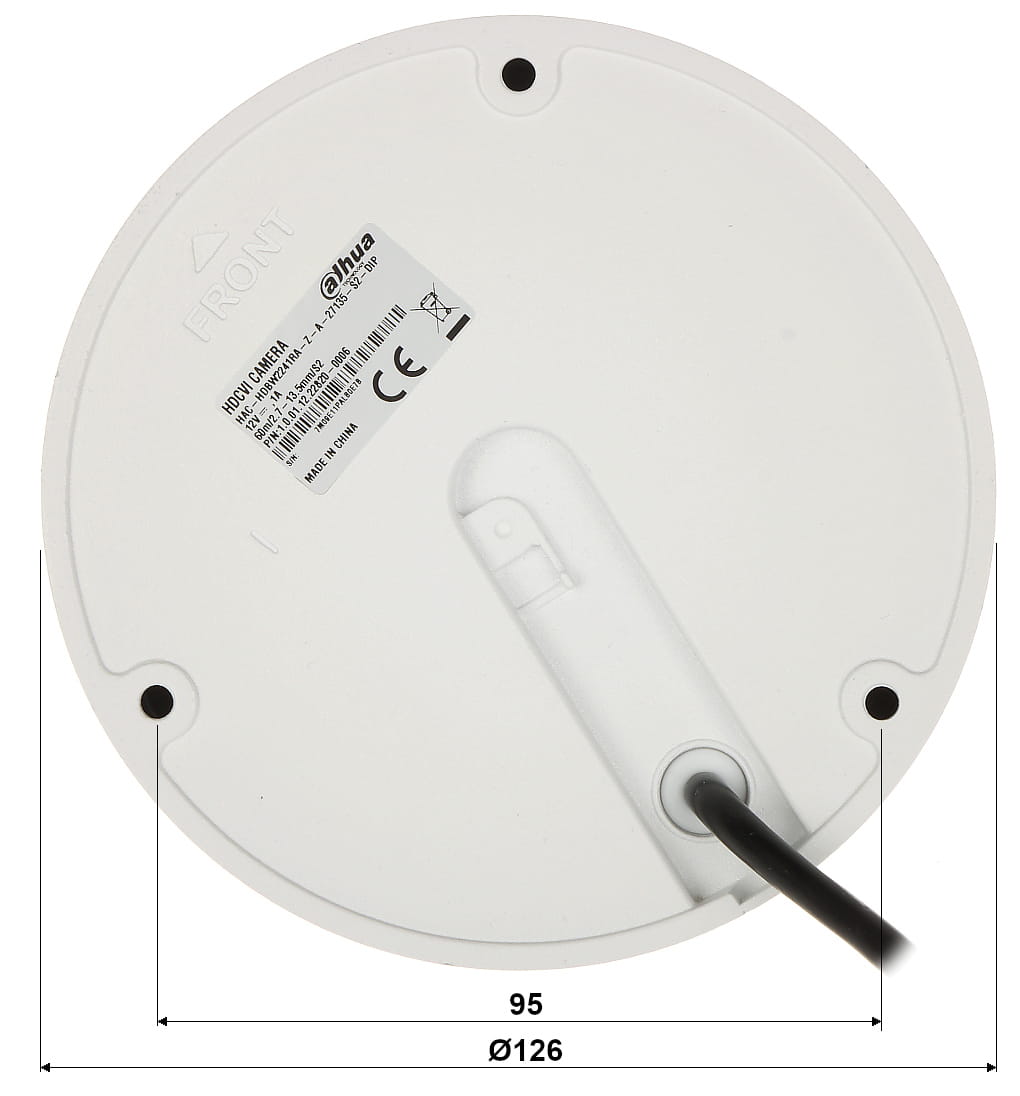KAMERA WANDALOODPORNA AHD, HD-CVI, HD-TVI, PAL HAC-HDBW2241RA-Z-A-27135-S2-DIP - 1080p 2.7... 13.5mm - MOTOZOOM DAHUA-1361457