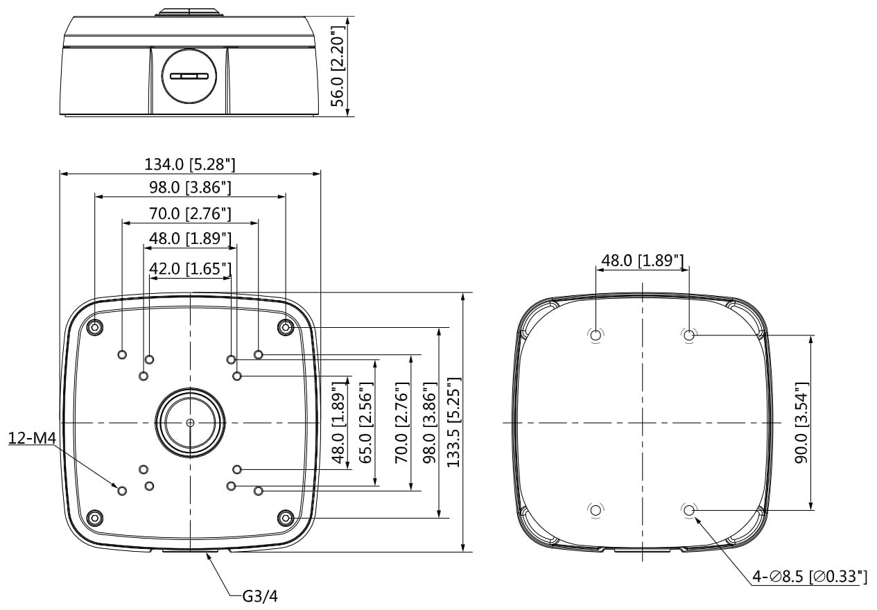 UCHWYT KAMERY PFA121-V2 DAHUA-1349700