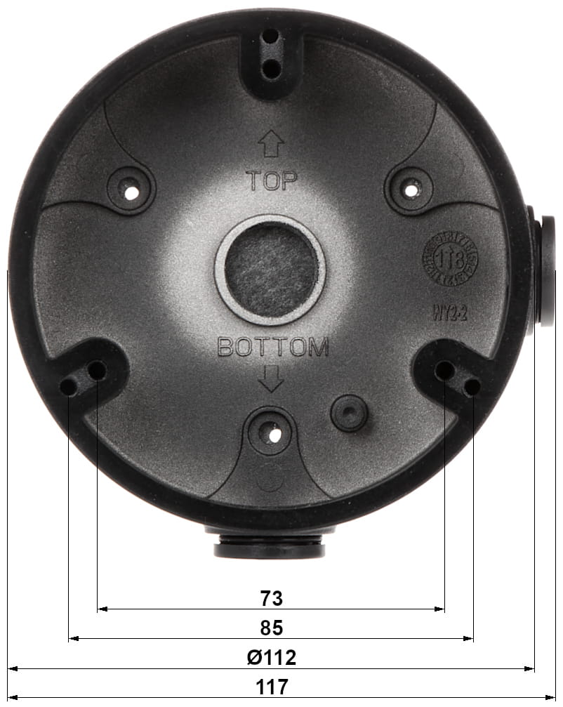UCHWYT KAMERY PFA136-BLACK DAHUA-1341333