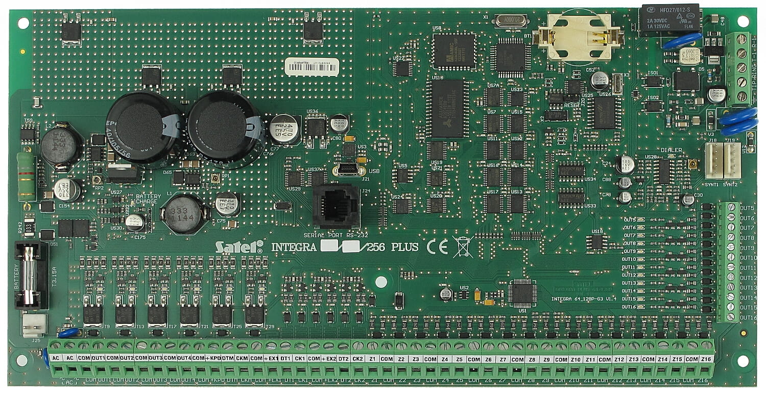 PŁYTA CENTRALI ALARMOWEJ INTEGRA-256-PLUS SATEL-1353088