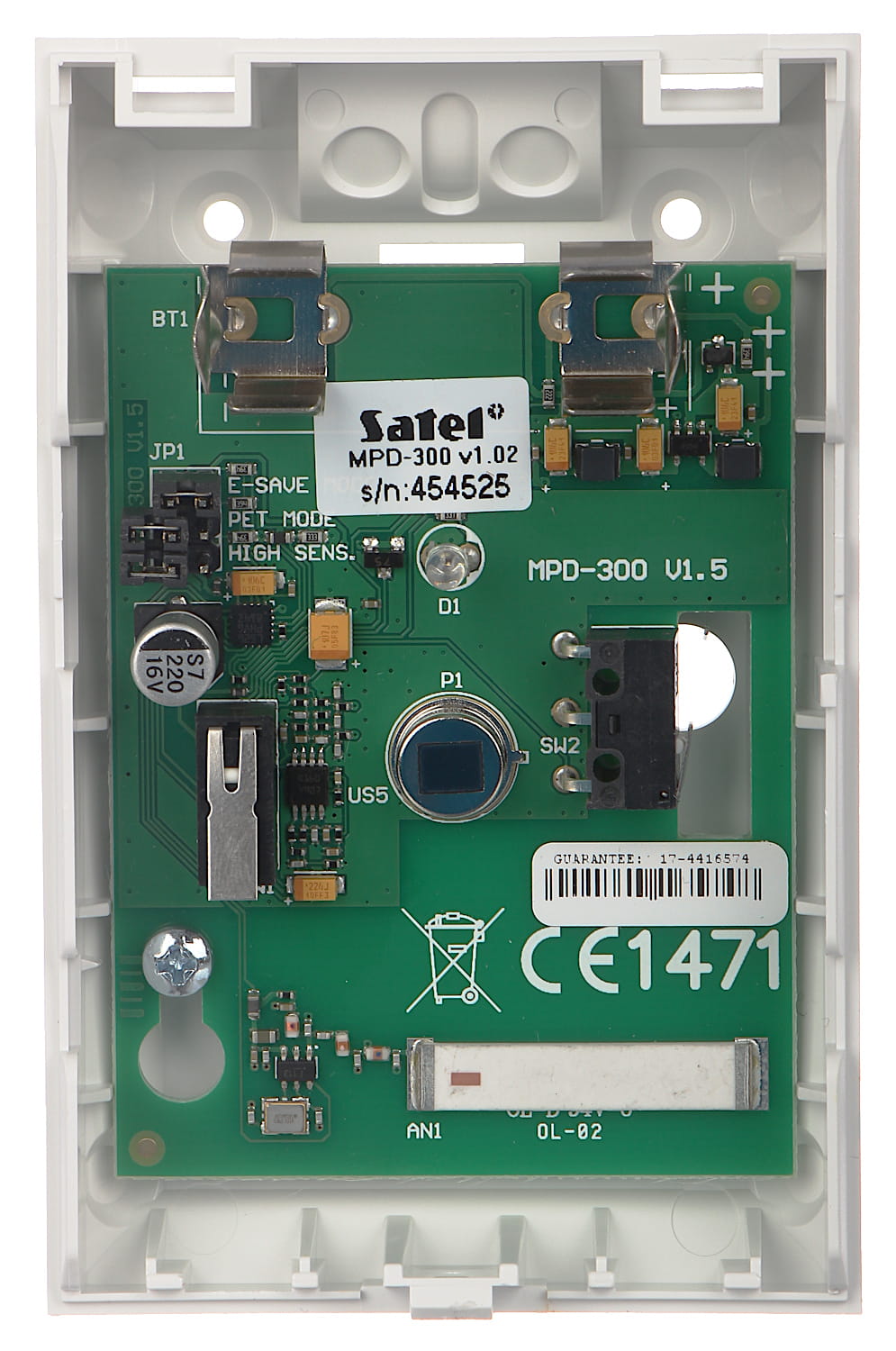 BEZPRZEWODOWA CZUJKA PIR MPD-300 SATEL-1353957