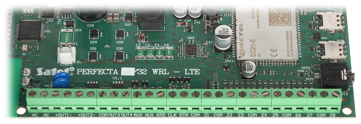 PŁYTA CENTRALI ALARMOWEJ PERFECTA-32-WRL-LTE SATEL-1336174