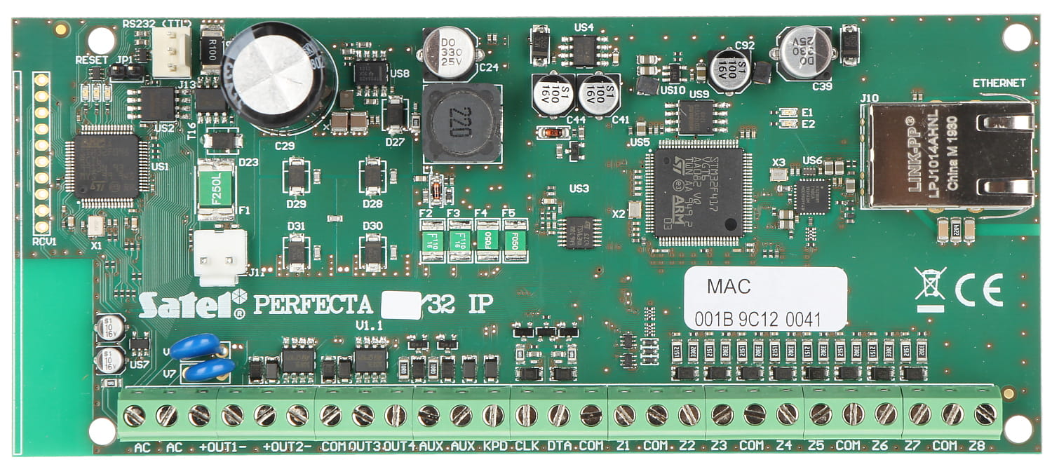 PŁYTA CENTRALI ALARMOWEJ PERFECTA-IP-32 SATEL-1332061