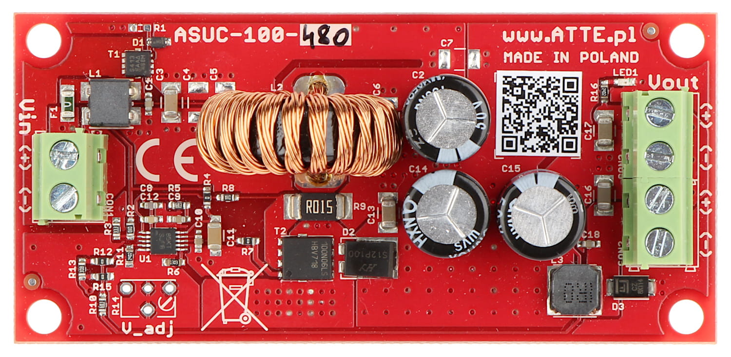 MODUŁ PRZETWORNICY ASUC-100-480-OF DC/DC ATTE-1336743