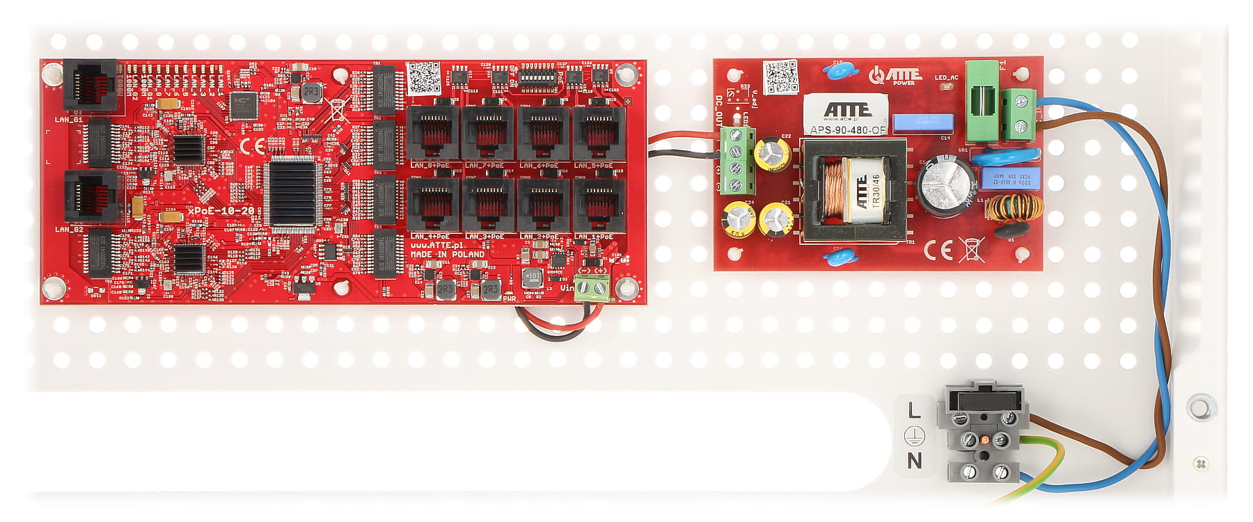 SWITCH POE IP-8-20-H 8-PORTOWY ATTE-1331745