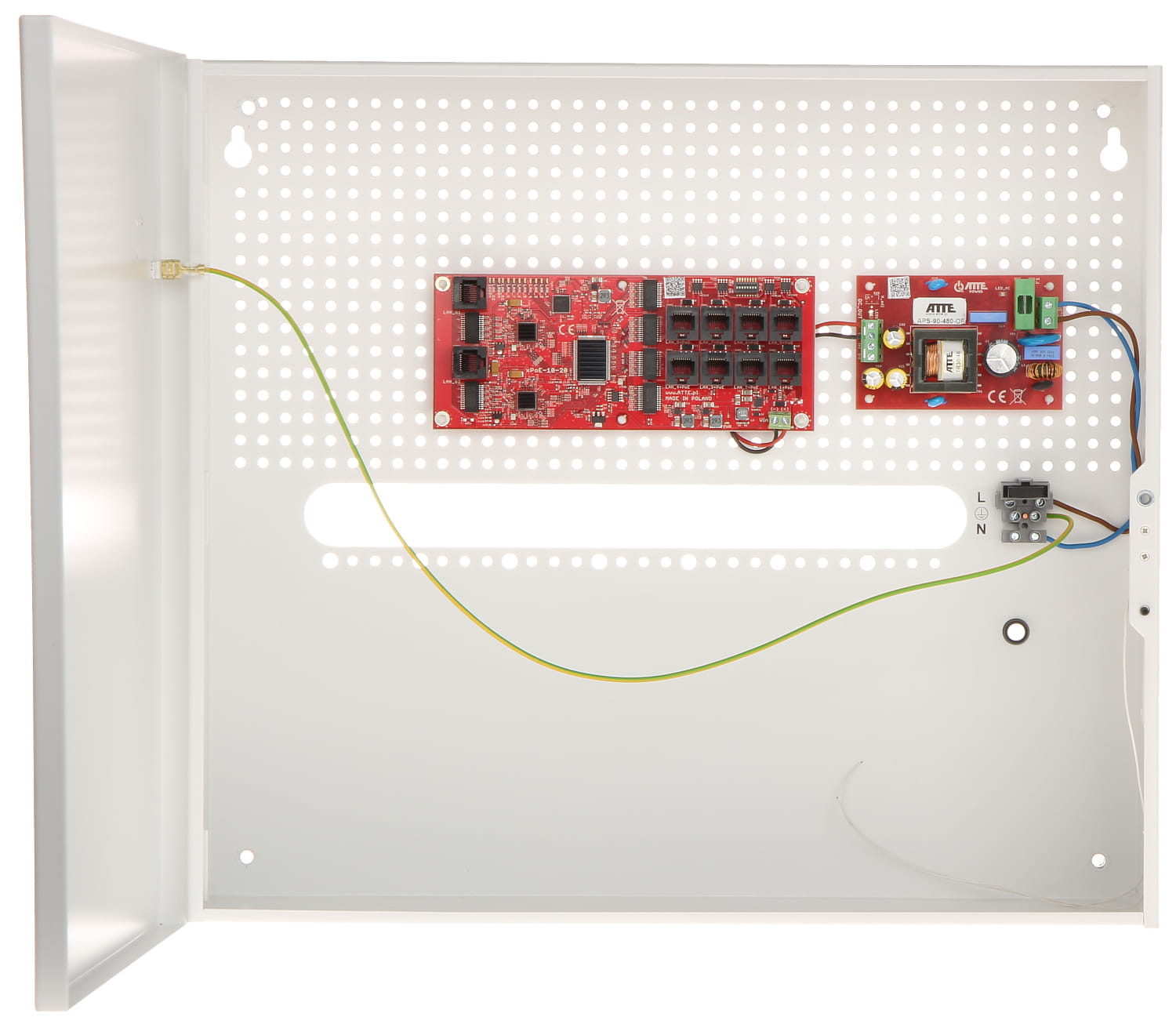 SWITCH POE IP-8-20-H 8-PORTOWY ATTE-1331744